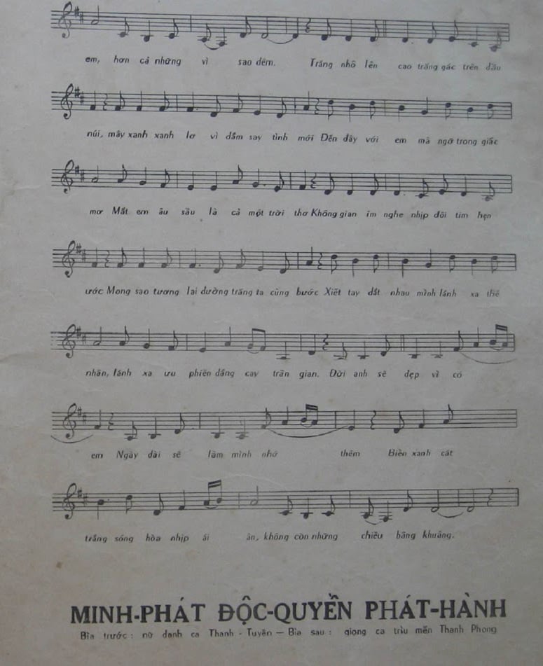 Sheet nhạc Biển tình - Trang 7