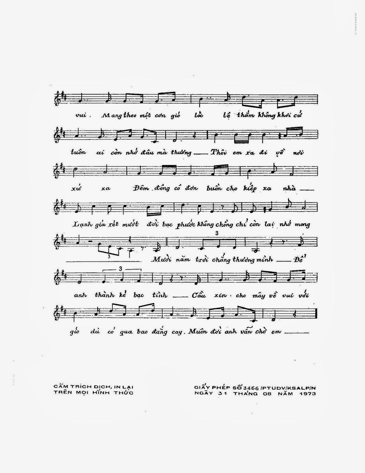 Sheet nhạc Chờ người - Trang 4