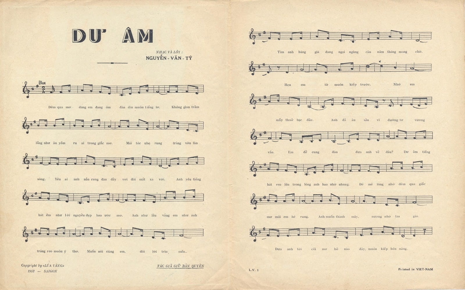 Sheet nhạc Dư Âm - Trang 2