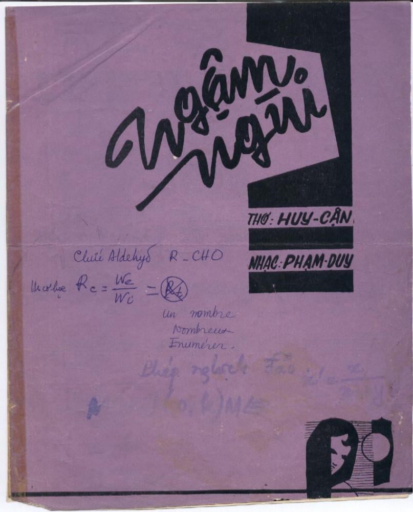 Sheet nhạc Ngậm ngùi - Trang 1
